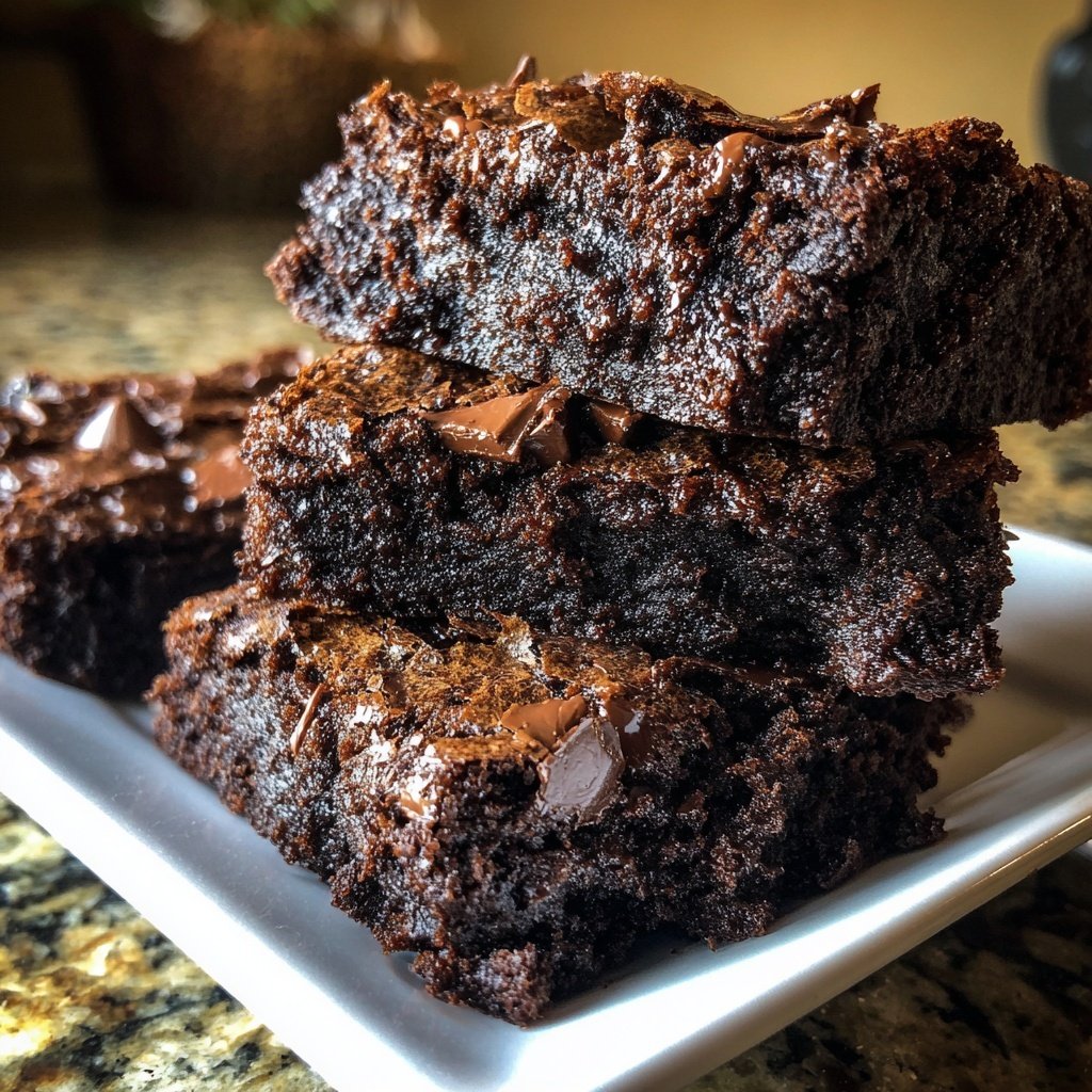 Cottage Cheese Brownies with Maple Syrup
