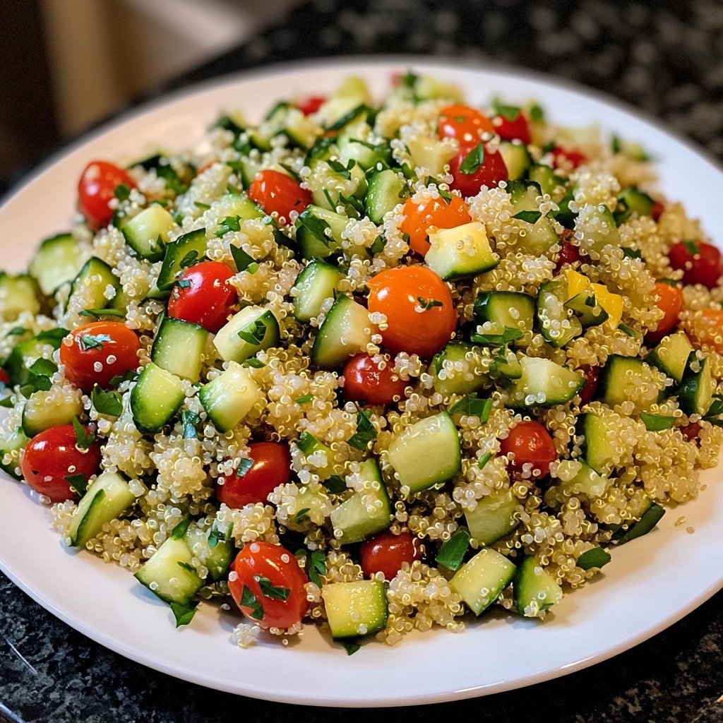 Easy Quinoa Salad Lunch