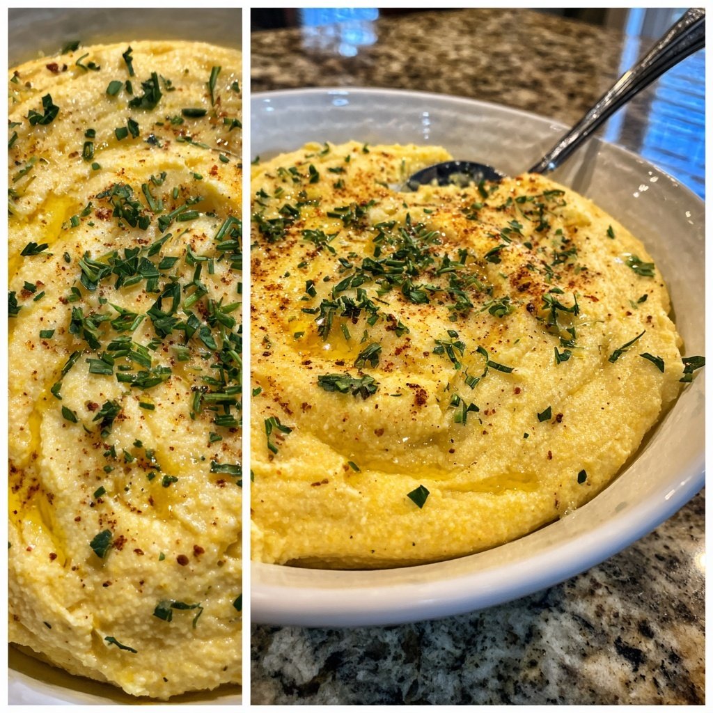 Romantic Creamy Lemon Polenta