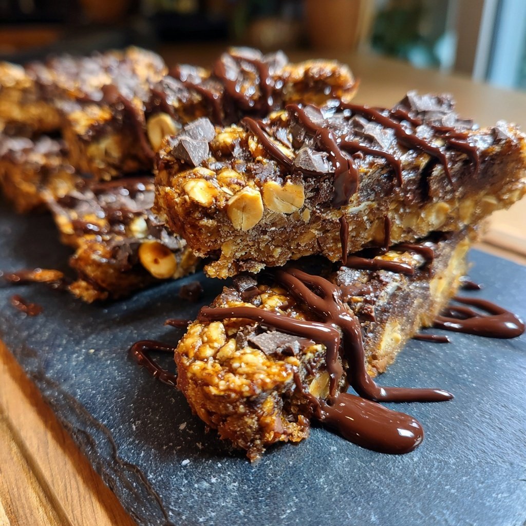 Chocolate Hazelnut Breakfast Bars