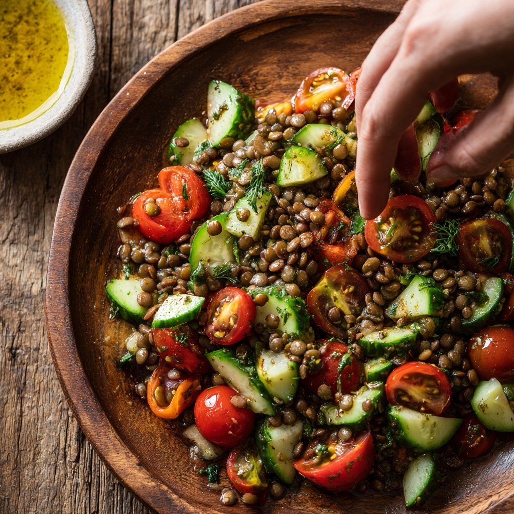 Mediterranean Lentil Salad