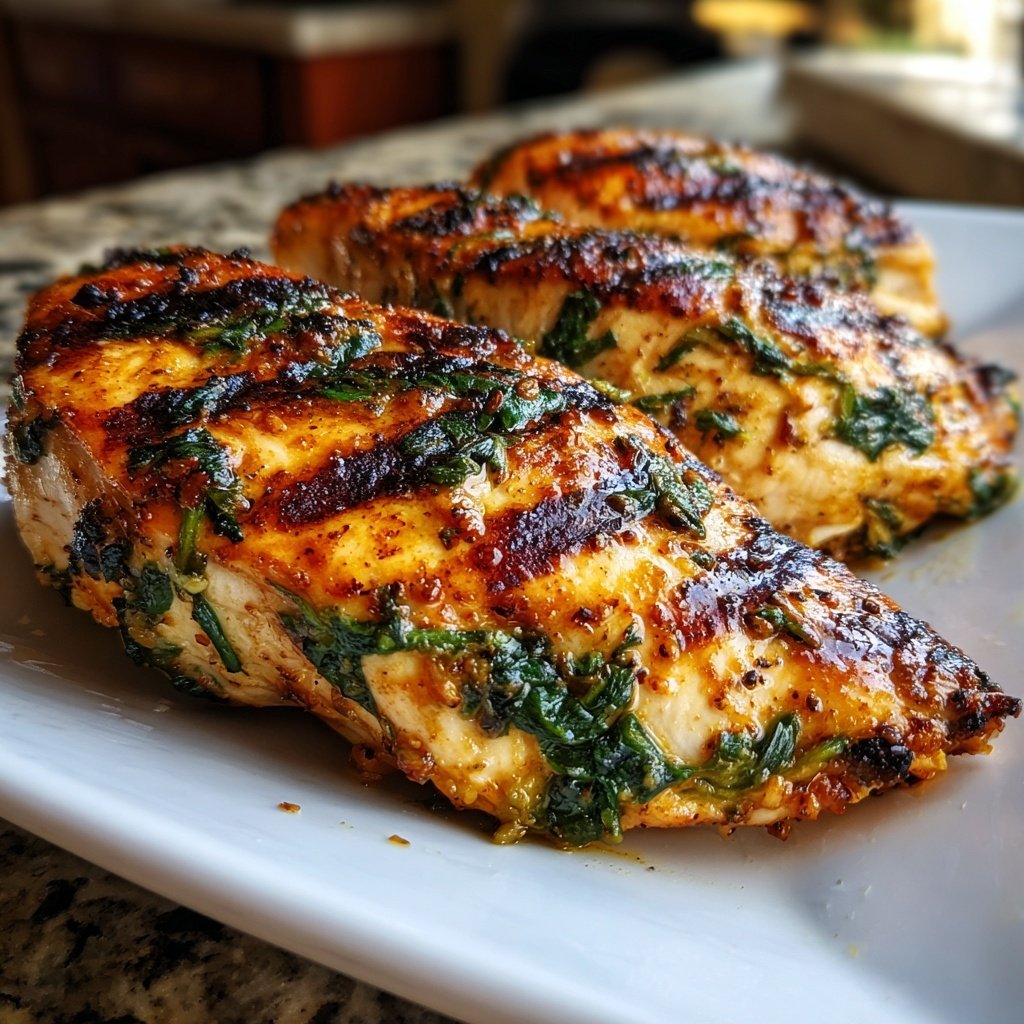 Chicken Breast with Spinach