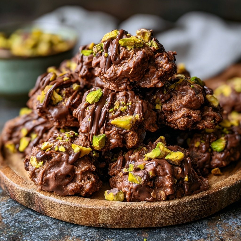 Chocolate Pistachio Snack Bites