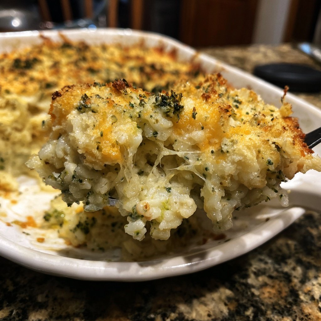 Creamy Broccoli Rice Casserole