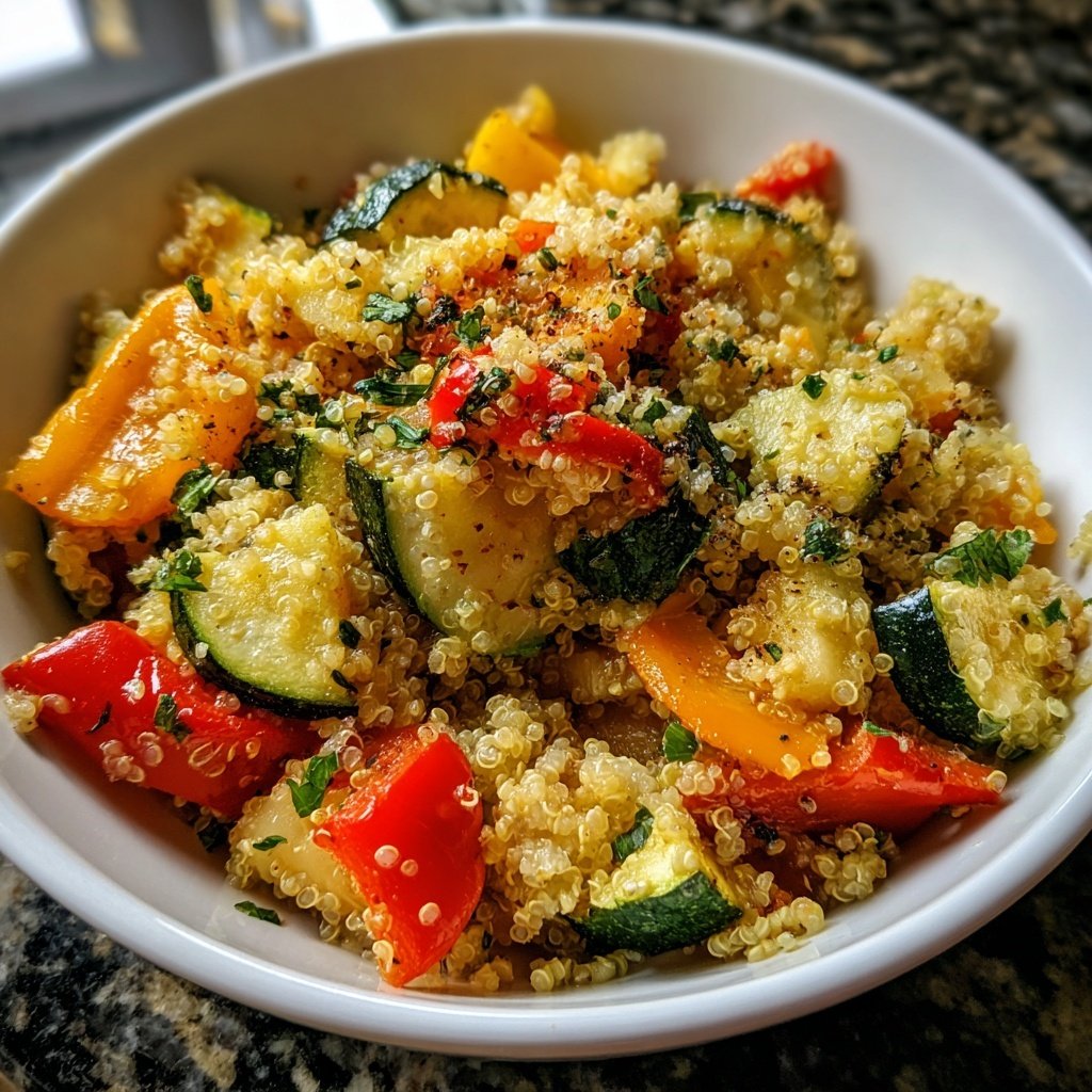 Herb Roasted Veggie Quinoa
