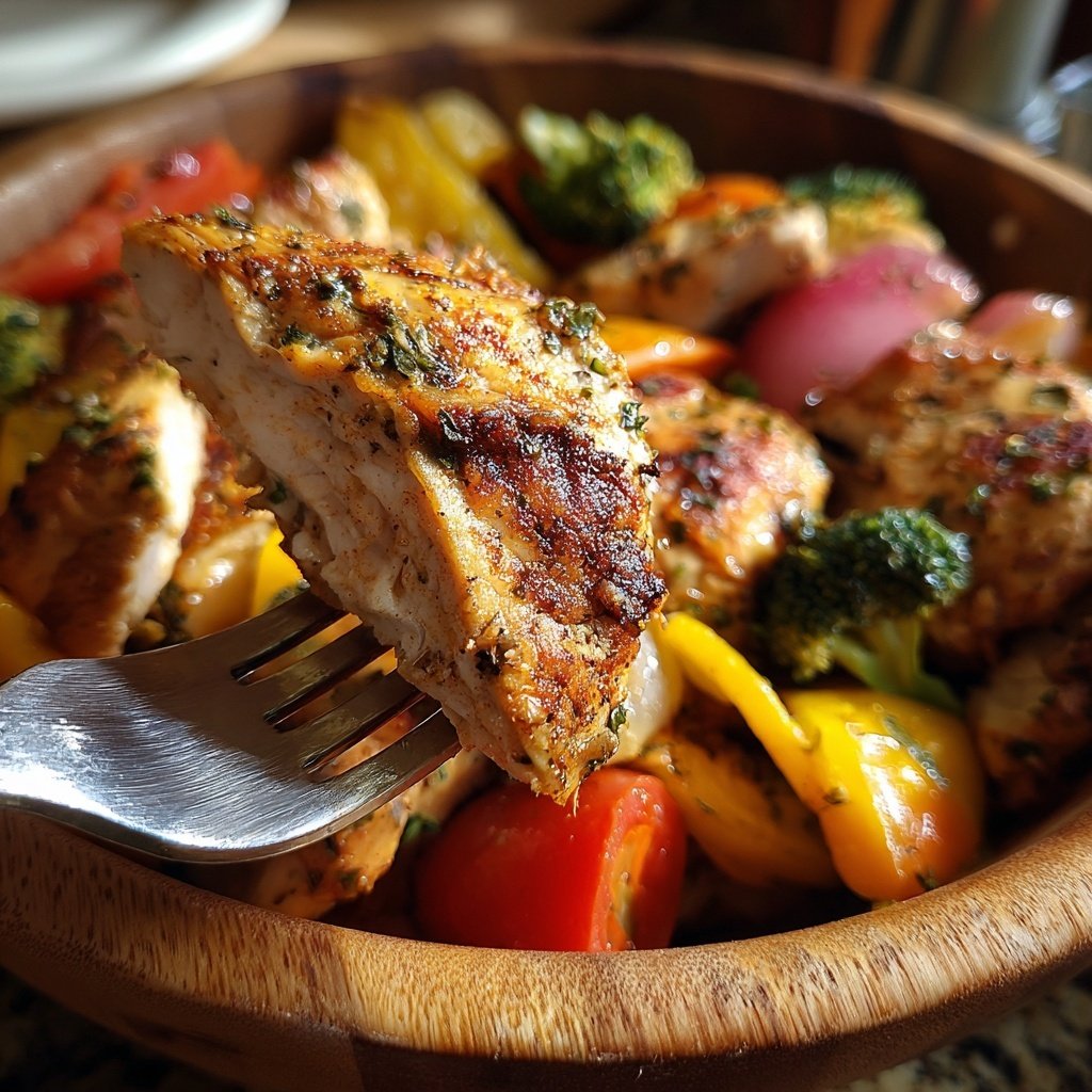 Grilled Lemon Herb Chicken Bowl