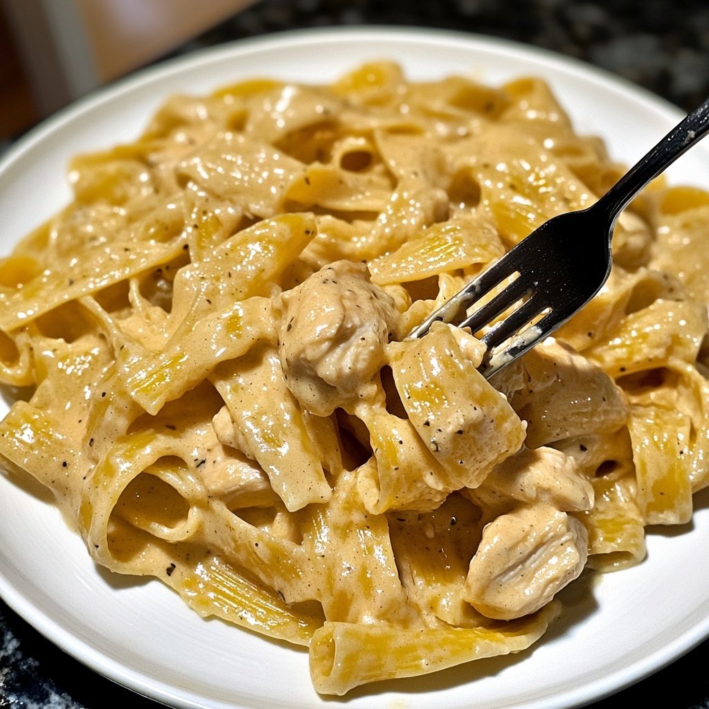 Creamy Garlic Parmesan Chicken Pasta