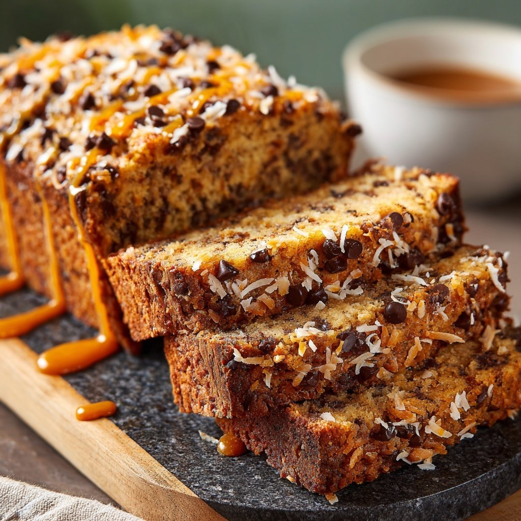 Chocolate Orange Coconut Snack Loaf
